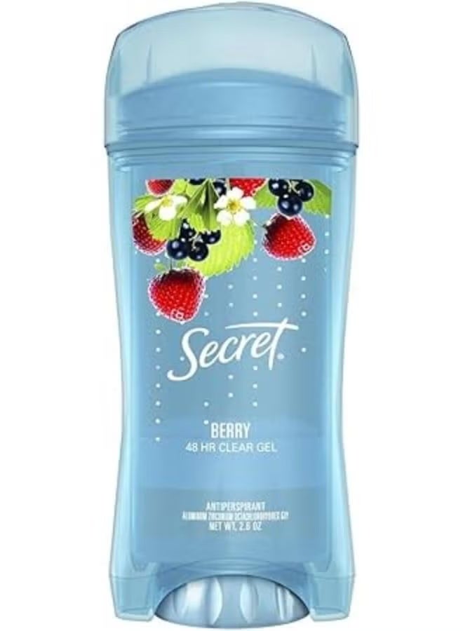 Fresh Antiperspirant Deodorant 48 HR Clear Gel Berry 2.6 OZ